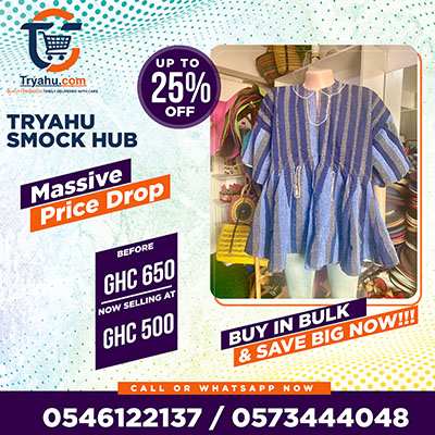Authentic Ghana Smocks, Fugu Batakari Online, Buy Smock